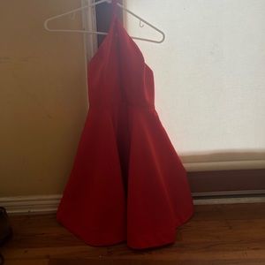 Nasty Gal open back halter dress